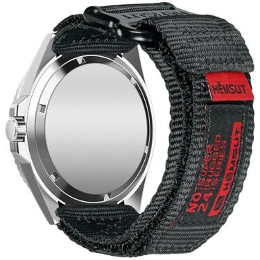 Imagem de Pulseira de relógio de liberação rápida compatível com Casio duro, pulseiras de substituição de nylon de 22 mm para Casio MDV106-1AV / MTP-VD01 / MTP-VD02 / MTP-1374