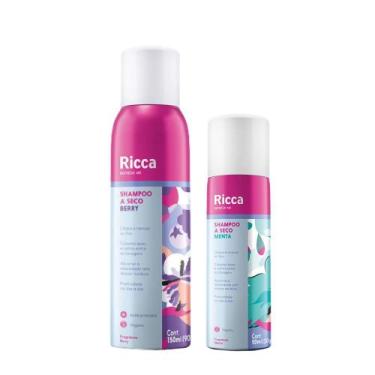 Imagem de Kit Shampoos A Seco Menta 150ml e Shampoo a Seco Berries Shakeberry 15