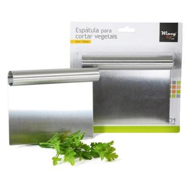 Imagem de Espátulas para Massas/Legumes 15x11Cm Inox - Mai Home
