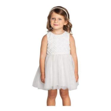Imagem de Vestido Infantil Festa Batizado Bebe Casamento Aniversário - anjo da m