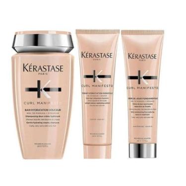 Imagem de Kérastase Curl Manifesto Kit Shampoo + Condicionador + Leave-in Kit-Unissex