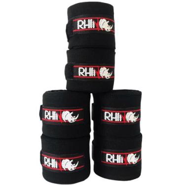 Imagem de Kit 3 Pares De Bandagem Atadura Elástica Boxe Rhino 3M