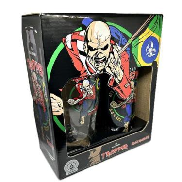 Imagem de Kit Cerveja Trooper 473ml + Copo 600ml Presente Iron Maiden - Trooper 