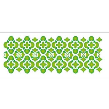 Imagem de Stencil Sp. 10X30 962 Border Folha - OPA