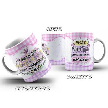 Imagem de Caneca Personalizada Amiga 01 - Zion custon, Branco