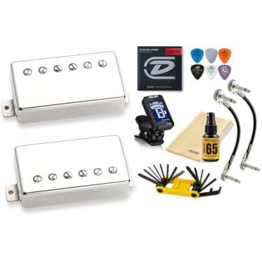 Imagem de Seymour Duncan Pearly Gates Matched P.A.F. Humbucker Pickup conjunto com pacote Tonebird (Níquel)