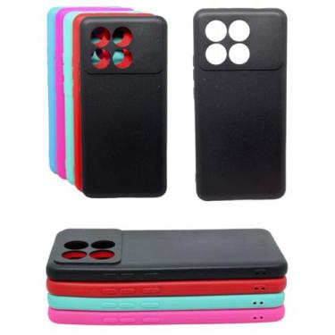 Imagem de Capa Proteção Para Xiaomi Poco X6 Pro 5g Aveludada Silicone - Mustangs