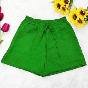 Imagem de Short Duna Feminino Verão cores Básico Confortável - SBL, Verde, G