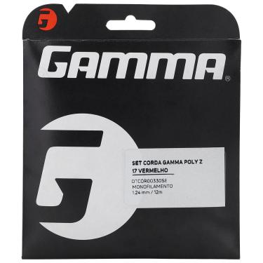 Imagem de Corda Gamma Dyna Poly Z 17L 1.24mm Vermelha - Set Individual