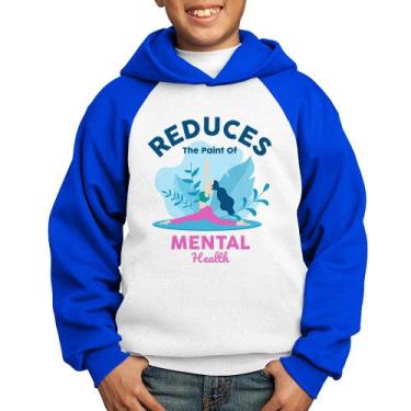 Imagem de Moletom Infantil Reduces The Paint Of Menthal Health - Foca na Moda, B