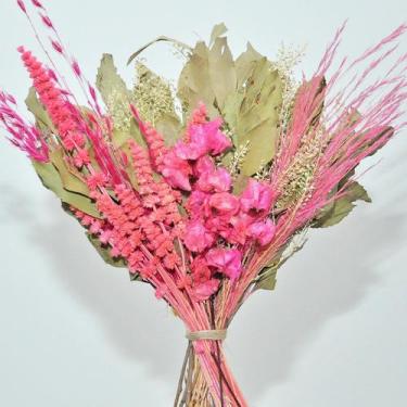 Imagem de Buquê de flores desidratadas bounganville rosa - Beauté