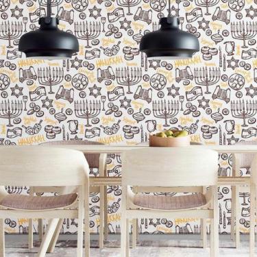 Imagem de Papel De Parede Adesivo Tema Judaico N09040 0,58x2,5M - Adesivo BR