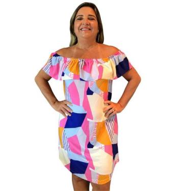 Imagem de Vestido Feminino Estampado Ciganinha Manga Curta - Felicity