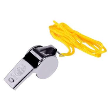 Imagem de Apito Art Sport Metal C/cordão Embalagem Com 2 Unidades