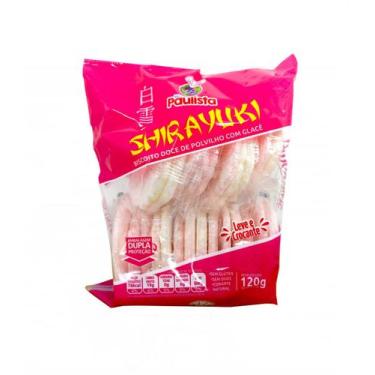 Imagem de Biscoito Doce De Polvilho c/ Glacê 120g - Shirayuki Paulista