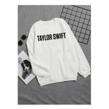 Imagem de Moletom Gola Redonda Taylor Swift Novidade Inverno - SEMPRENALUTA , Br