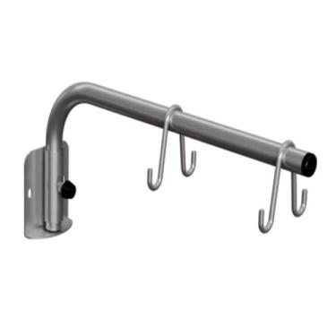 Imagem de Suporte de soro de parede de 4 bolsas slim - LEVEVIDA