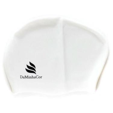 Imagem de Touca De Natação Afro P Daminhacor, Branco
