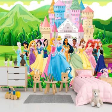 Imagem de Papel de Parede Adesivo, Infantil Princesas Jardim 1X1 - Final Decor