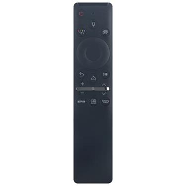 Imagem de PERFASCIN Controle remoto de voz de substituição BN59-01350B adequado para Smart TV Samsung 4K HDR AU7100 Q50A Q60A AU9000 AU9007 AU9005 AU9075 AU9079 AU9085