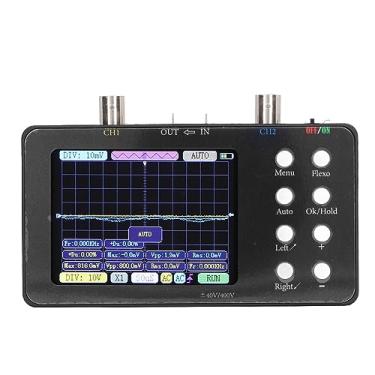 Imagem de Osciloscópio Digital Portátil de Canal Duplo SCO2, LCD de 3,2 Polegadas, Taxa de Amostragem de 50M, Largura de Banda Analógica de 10MSa/S, Profundidade de Memória de 20KB,