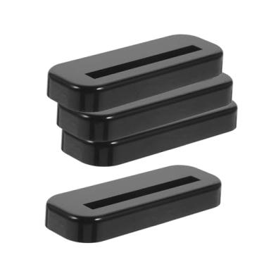 Imagem de Pacote com 4 suportes para exibição de cartões, base inferior, serve para suporte magnético de 35PT com um toque Baeball, cartões de futebol, protetor de cartas colecionáveis de plástico rígido