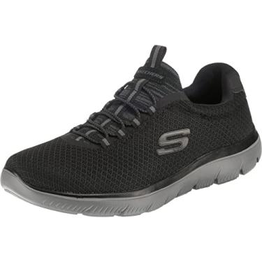 Imagem de Skechers Tênis masculino Summits, Preto/Carvão, 41