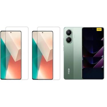 Imagem de Kit 02x Película Fosca Proteção Anti Reflexo Ñ Marca Dedo Para Xiaomi Poco X7 Pro