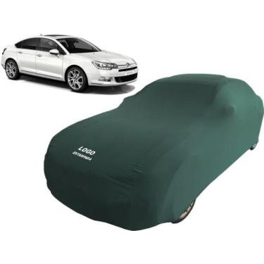 Imagem de Capa Automotiva Para Citroen C5 Tecido Helanca Lycra - Mz, Verde