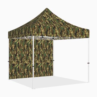 Imagem de Tenda de dossel pop up 25 x 25 cm com paredes laterais, ABLEM8CANOPY ULTRA8 Series Heavy Duty Instantâneo Toldo Tenda para Negócios ou Eventos Esportivos ao Ar Livre, Pátio, Tailgate, Quintal (Camuflagem, 1 Parede Completa)