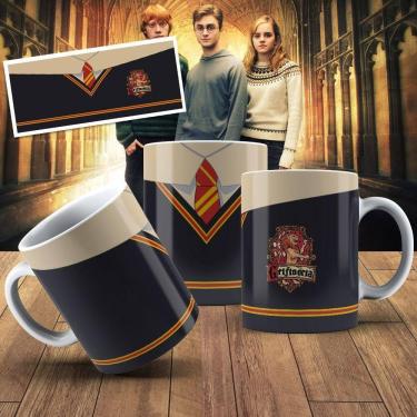 Imagem de Caneca De Porcelana 325ml Harry Potter Decorada Harry Potter 11