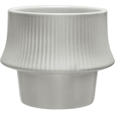 Imagem de CACHEPÔ VASO DECORATIVO PLANTA HOME&CO CERÂMICA 10x13x13cm CINZA