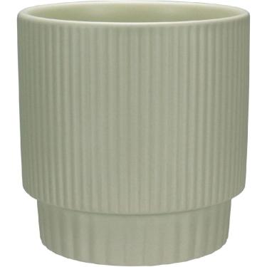 Imagem de CACHEPÔ VASO PLANTA DECORATIVO HOME&CO CERÂMICA 12x12x12cm VERDE