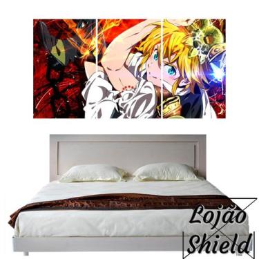 Quadro Decorativo A4 Anime Nanatsu no Taizai