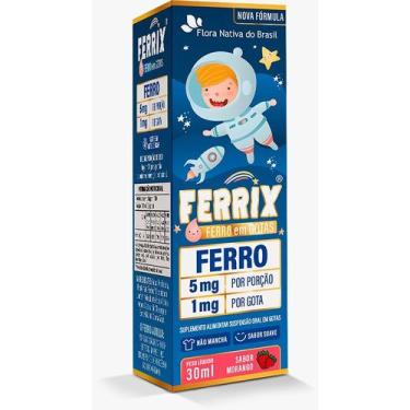 Imagem de Ferrix- Ferro Em Gotas Kids- 30ml- Flora Nativa- Morango - Flora Nativ