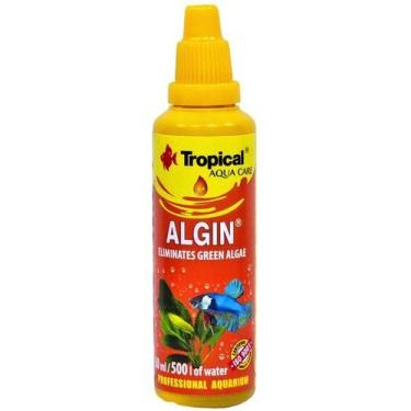 Imagem de Algicida antialgas para aquários terrários fontes algin 50ml - TROPICA