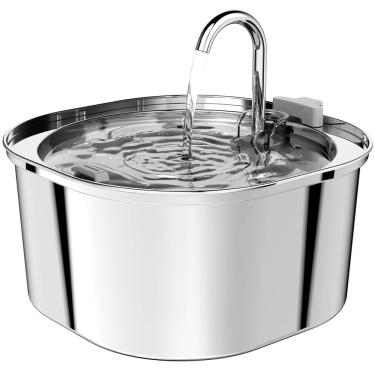 Imagem de Fonte de água para gatos pektaco 3.2L em aço inoxidável 108 onças