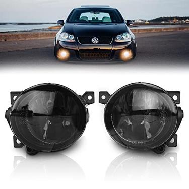 Imagem de TangMiGe Faróis de neblina para Volkswagen GTI/Volkswagen Jetta 2006 2007 2008 2009 2010, substituição de faróis de neblina premium (VW GTI/Jetta), 1 par, lente fumê