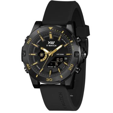 Imagem de Relógio X-Watch Masculino Ref: Xmnsa007 P1px Anadigi Black