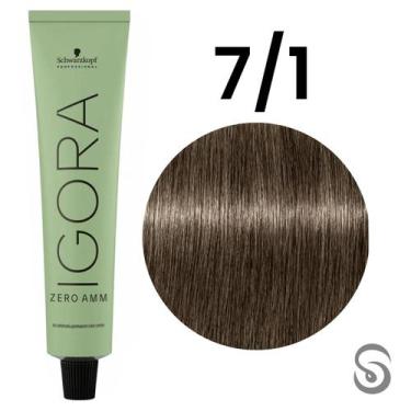Imagem de Igora Zero Amm 7/1 Louro Médio Cinza 60 ml - Schwarzkopf, UNICA