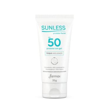 Imagem de Protetor Facial FPS50 Gel Translúcido 35g - Sunless - Farmax