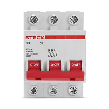 Imagem de Disjuntor DIN Tripolar 25A SDD63C25 3KA  STECK