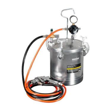 Imagem de Tanque de pressão 10l com pistola para pintura vonder