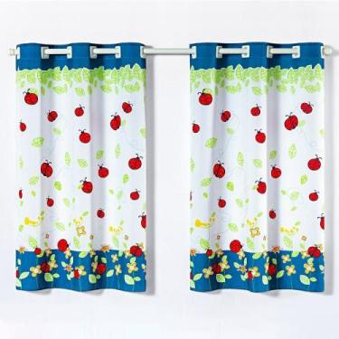 Imagem de Cortina Gourmet Varão Cozinha Oxford 2Mx1,30M Joaninhas ul - Casa Scar