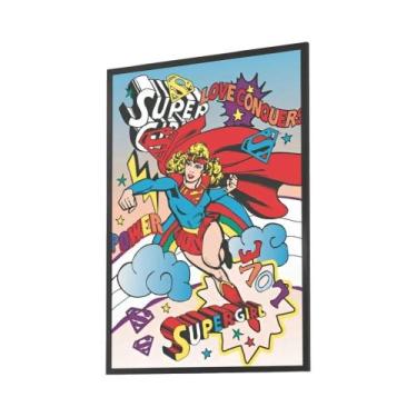 Imagem de Supergirl Filme Poster Retro Papel Kraft Adesivo Diy Arte Estética Pin