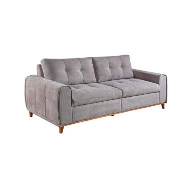 Imagem de Sofá 3 Lugares Leblon Cinza 180cm