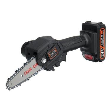 Imagem de Motosserra Elétrica Bateria Recarregável Portátil Poda-galho - ATACARE