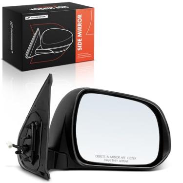 Imagem de A-Premium Espelho retrovisor elétrico do lado do passageiro - Compatível com Toyota Tacoma 2012 2013 2014 2015 - Dobrável manual não aquecido com espelho retrovisor externo cromado com sinal de seta -