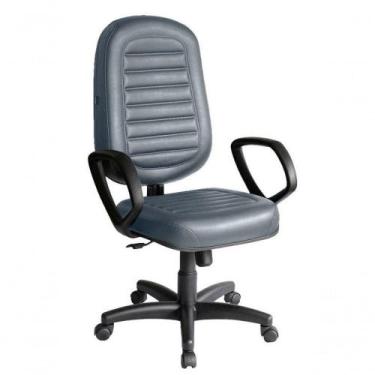 Imagem de Cadeira Presidente Para Escritório Linha Blenda Azul - DESIGN OFFICE M
