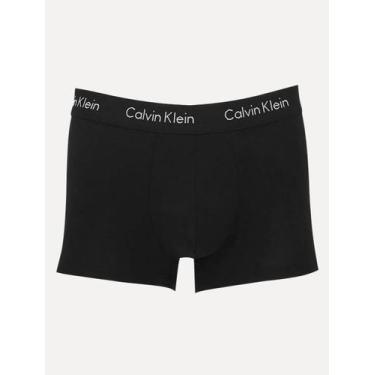 Imagem de Cueca Calvin Klein Underwear Trunk Modal Logo Preta 1UN, M/M